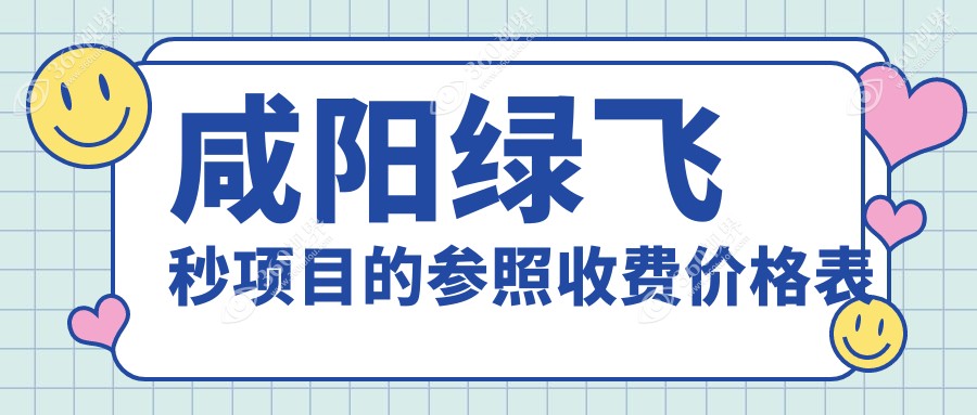 咸阳绿飞秒手术费用全解析，价格表及医院地址一键获取