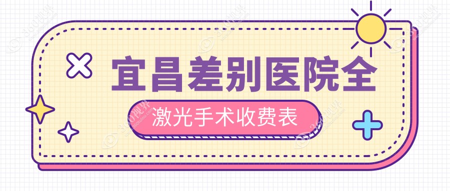 宜昌差别医院全激光手术收费表