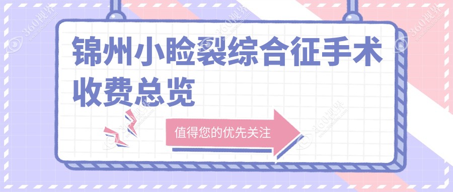 锦州小睑裂综合征手术价格指南：何氏眼科连锁（锦州）&锦州何氏眼科医院费用揭秘