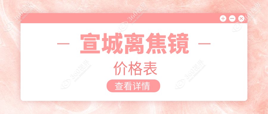 安徽宣城康视眼科医院详解离焦镜价格信息，助您明智选择