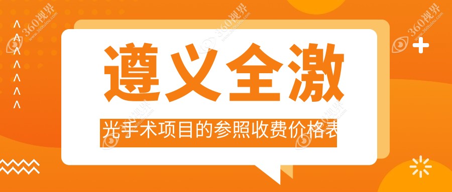 遵义全激光手术费用大揭秘：德国蔡司mel90、晶体置换与smart千频手术价格指南