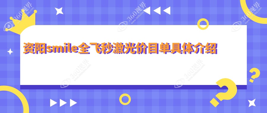 四川资阳乐至县欧普康眼科揭秘：smile全飞秒激光手术收费标准详解