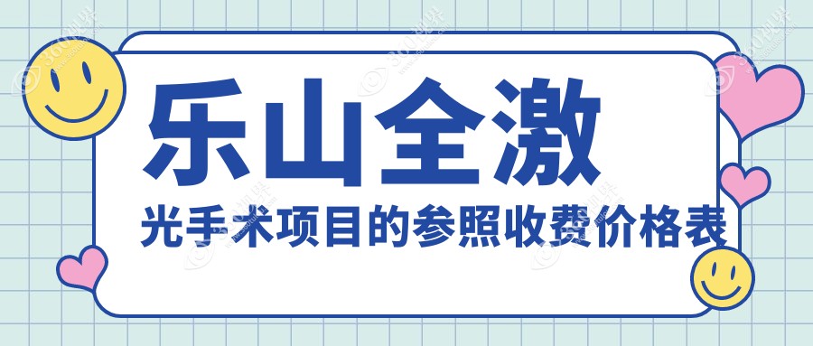 乐山全激光手术价格表一览，详解费用构成及医院地址指南