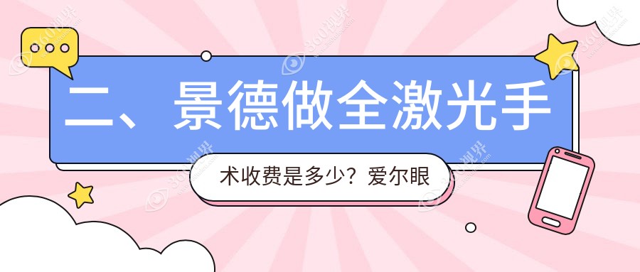 二、景德做全激光手术收费是多少？爱尔眼科17660、17658、14680