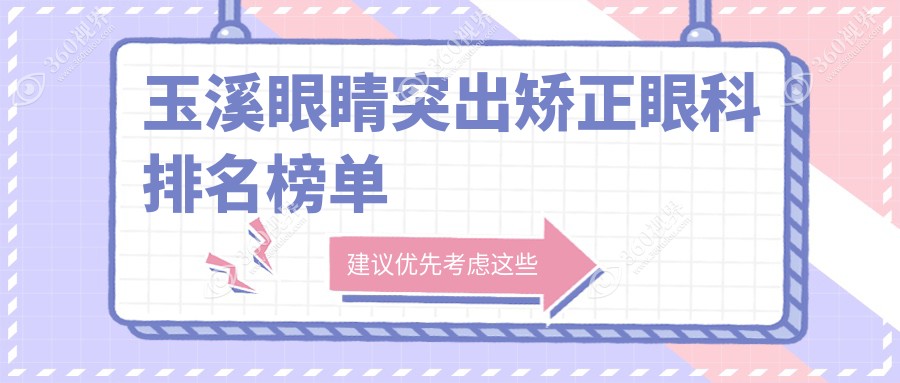 玉溪眼睛突出矫正哪家医院好？推荐云南玉溪艾维眼科专业矫正