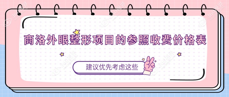商洛外眼整形及儿童弱视治疗详解：玻璃体相关项目收费标准大揭秘