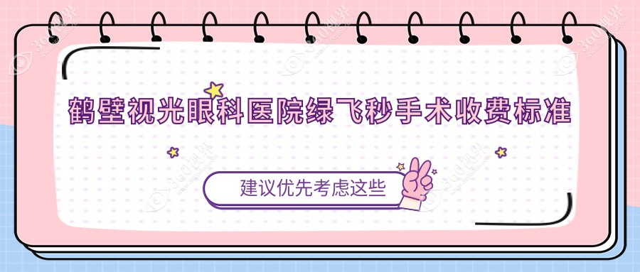 鹤壁视光眼科医院绿飞秒手术收费标准全解析，透明报价安心选择
