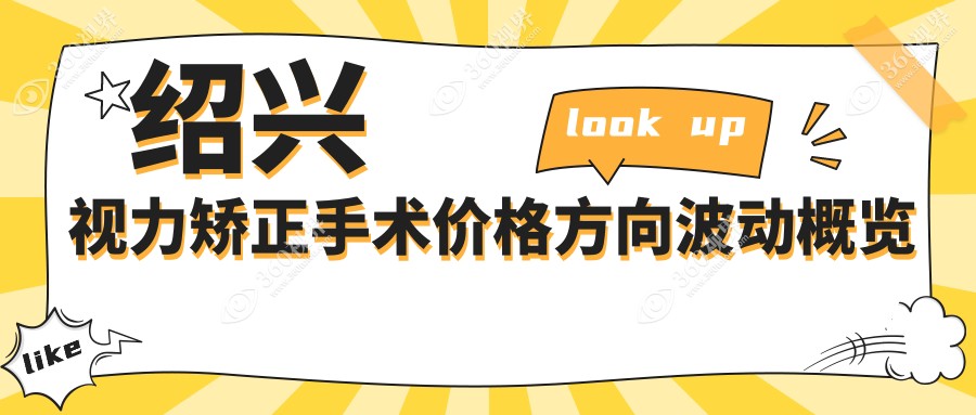 绍兴视力矫正手术价格方向波动概览