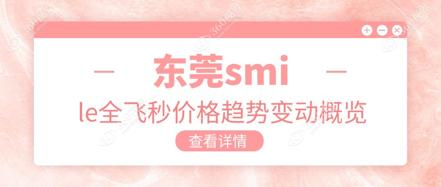 东莞smile全飞秒价格趋势变动概览