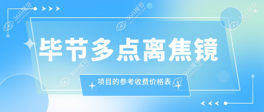 贵州毕节多点离焦镜价格大揭秘！威宁视康眼科与阳明眼科华厦对比