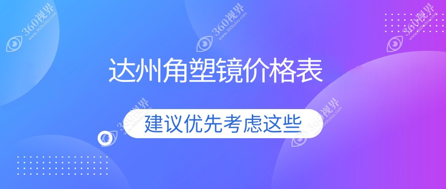 达州近视防控新选择：角膜塑形镜5000元，哺光仪7000元，多点离焦镜仅需1200元起