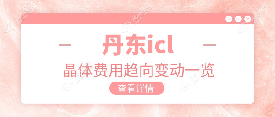丹东icl晶体费用趋向变动一览