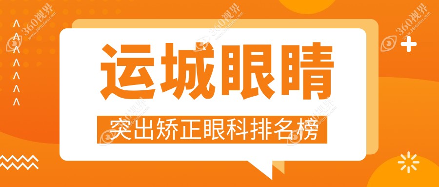 运城专业眼科医院排名：眼睛突出矫正服务详解，附价格表及医院地址