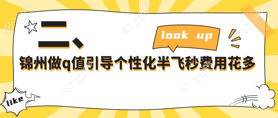 二、锦州做q值引导个性化半飞秒费用花多少钱？何氏眼科16298/何氏15750/18960