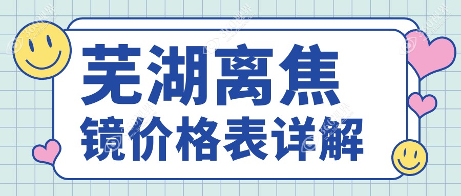 芜湖离焦镜价格全解析：多点离焦镜、后巩膜加固与角膜塑形镜费用一览