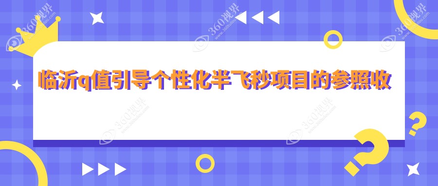 临沂Q值引导个性化半飞秒手术费用详解，附价格表及医院地址指南