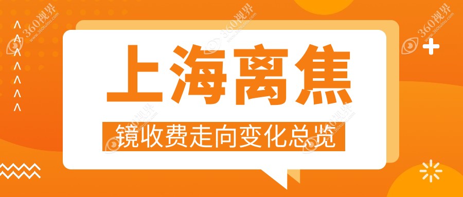 上海离焦镜收费走向变化总览