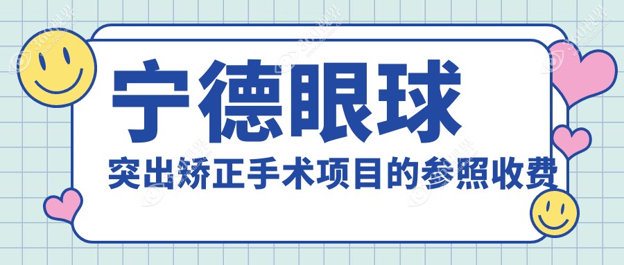 宁德眼球突出矫正手术费用详解，专业眼科治疗价格仅需8000元起