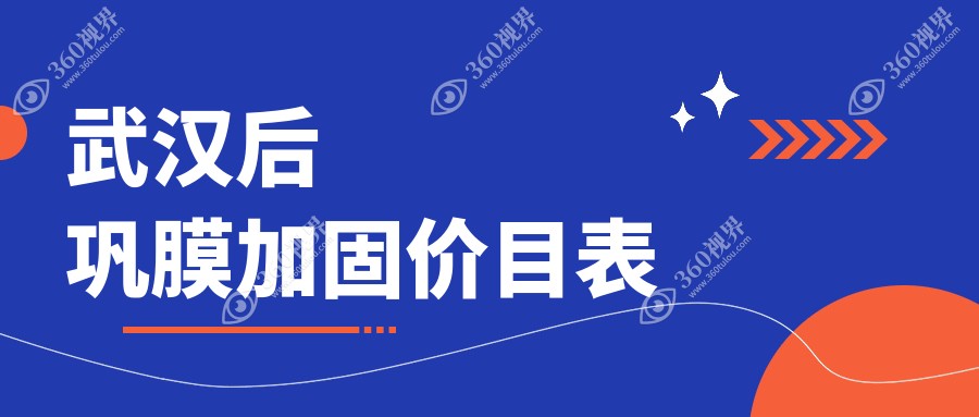 武汉武昌艾格眼科医院揭秘：后巩膜加固手术费用详解及价格参考