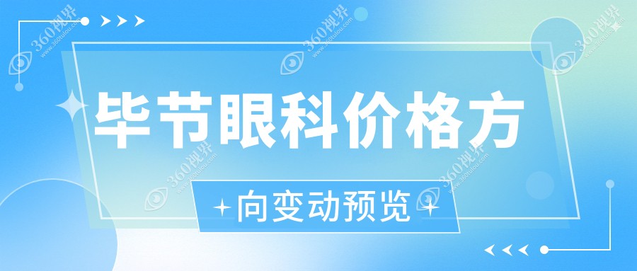 毕节眼科价格方向变动预览