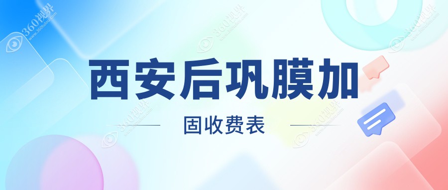 西安后巩膜加固手术费用大揭秘：西安医大眼科医院VS西安蓝田华阳眼科，哪个更值得选择？