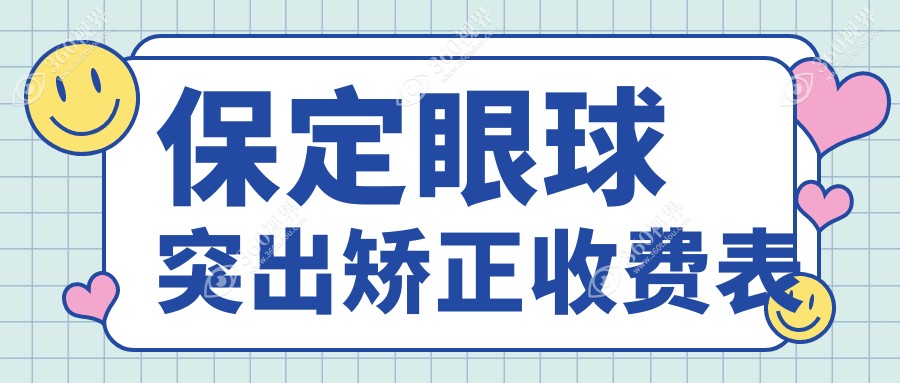 保定眼球突出矫正及小睑裂、眼睑内翻矫正手术费用详解：一站式了解5000元矫正项目