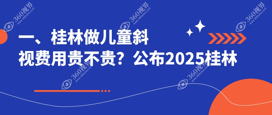 桂林儿童斜视矫正全解析：专业眼科医院3000元手术费详解，家长必看！