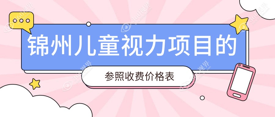 锦州儿童视力矫正费用一览表及医院地址推荐：家长必看权威指南