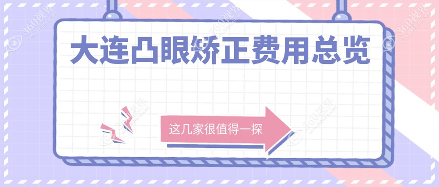 大连凸眼矫正权威推荐，专业眼科医院矫正凸眼仅需8000元起