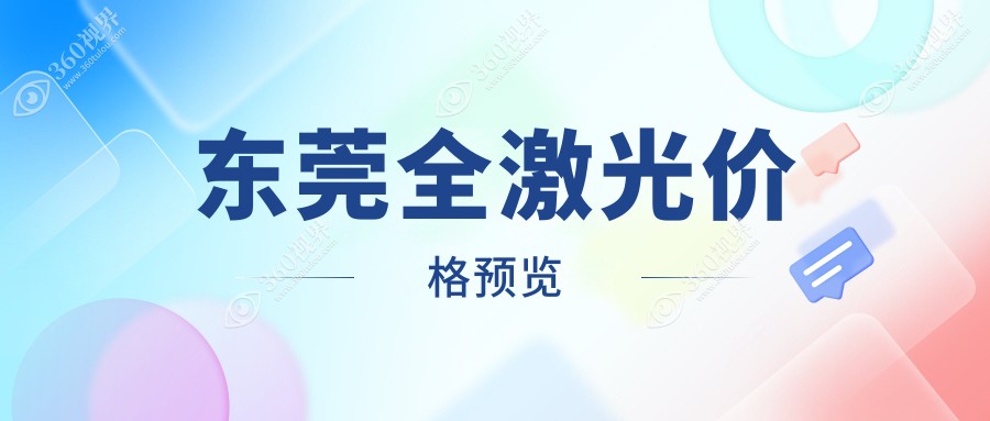 东莞全激光与全飞秒晶体置换价格大揭秘，近视矫正优选方案推荐