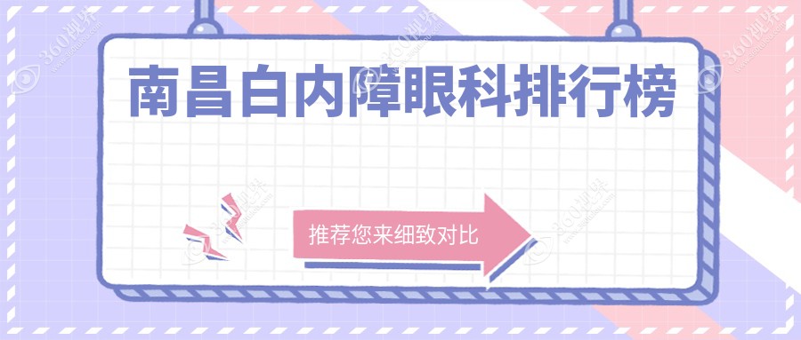 南昌白内障治疗哪家强？眼科医院排名大揭秘，附白内障价格表速查！