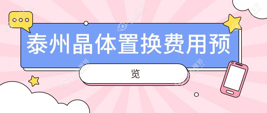 泰州晶体置换与半飞秒激光手术价格对比分析：半飞秒12800元，晶体置换仅需2000元，晶体植入28000元，哪种方式更适合你？