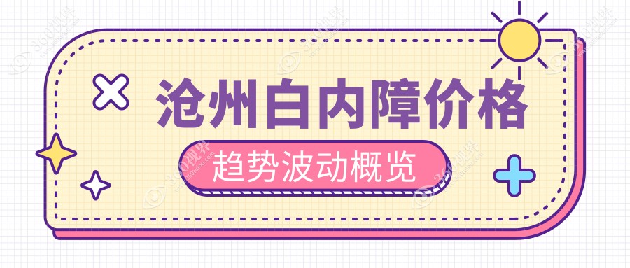 沧州白内障价格趋势波动概览