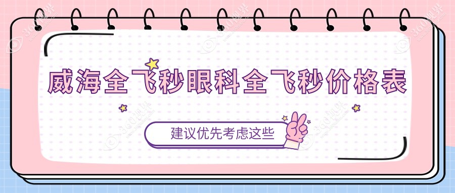 威海全飞秒眼科全飞秒价格表