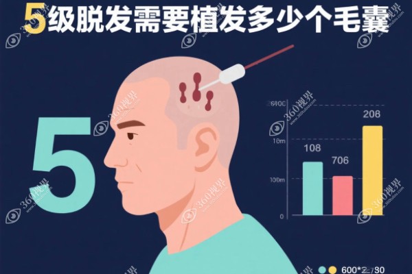五级脱发需要植发多少个毛囊？探讨5级脱发植发必要性及4000单位可行性分析