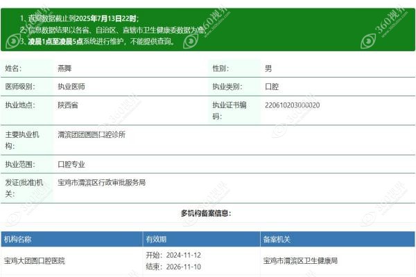 宝鸡大团圆口腔医院燕舞医生介绍.jpg
