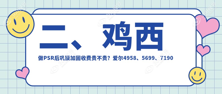二、鸡西做PSR后巩膜加固收费贵不贵？爱尔4958、5699、7190