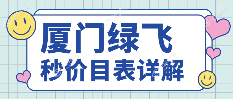 厦门绿飞秒激光近视矫正，权威眼科推荐方案，清晰视界从16800元开始改变未来视野