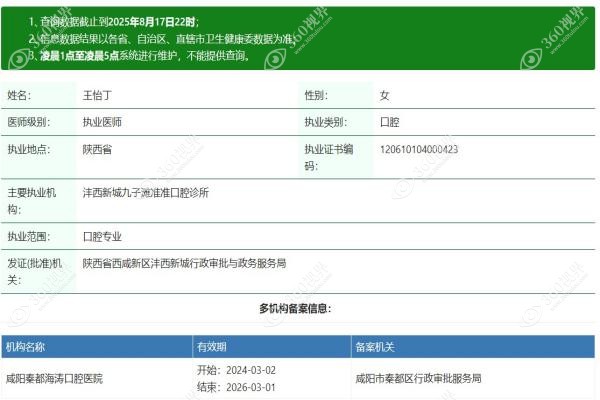 咸阳秦都海涛口腔医院王怡丁怎么样.jpg