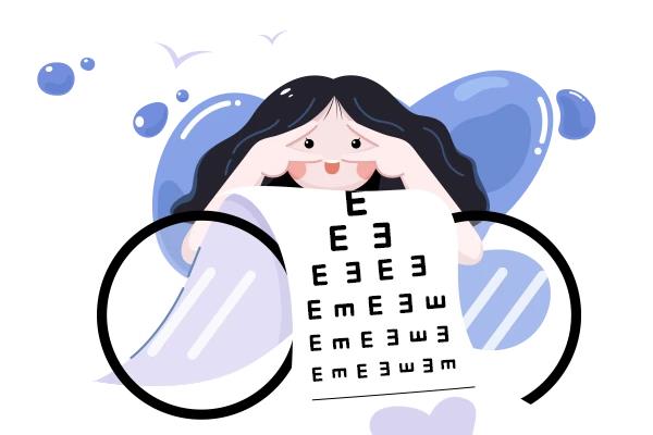 眼镜佩戴的正确位置：鼻托贴鼻子根部，压力适中、中心合适，时间上近视超300度要常戴